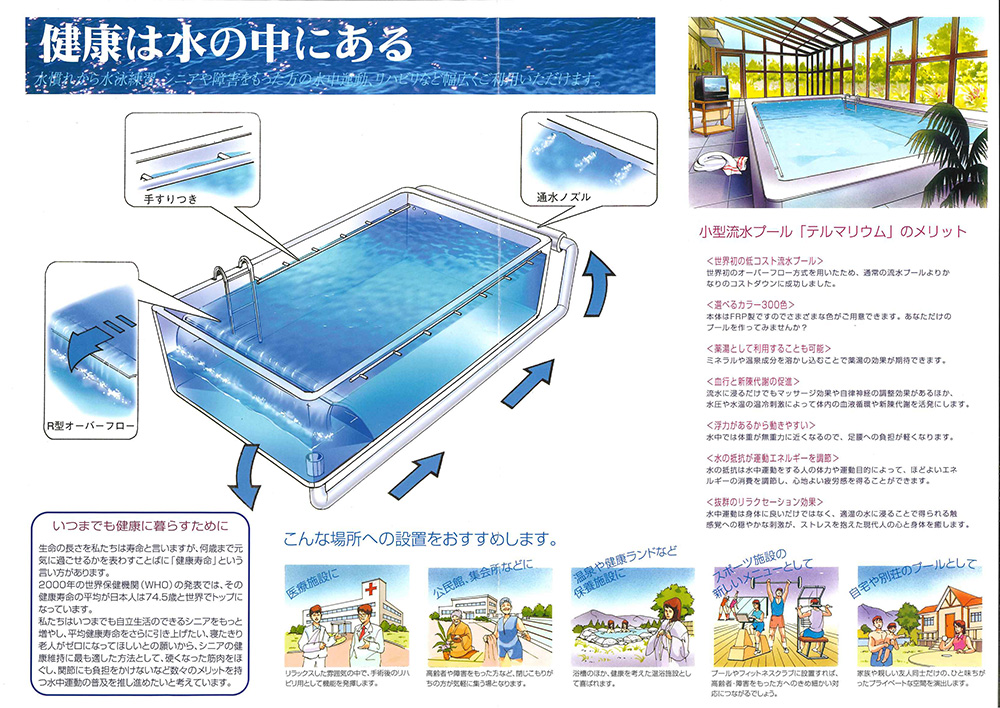 小型流水プール