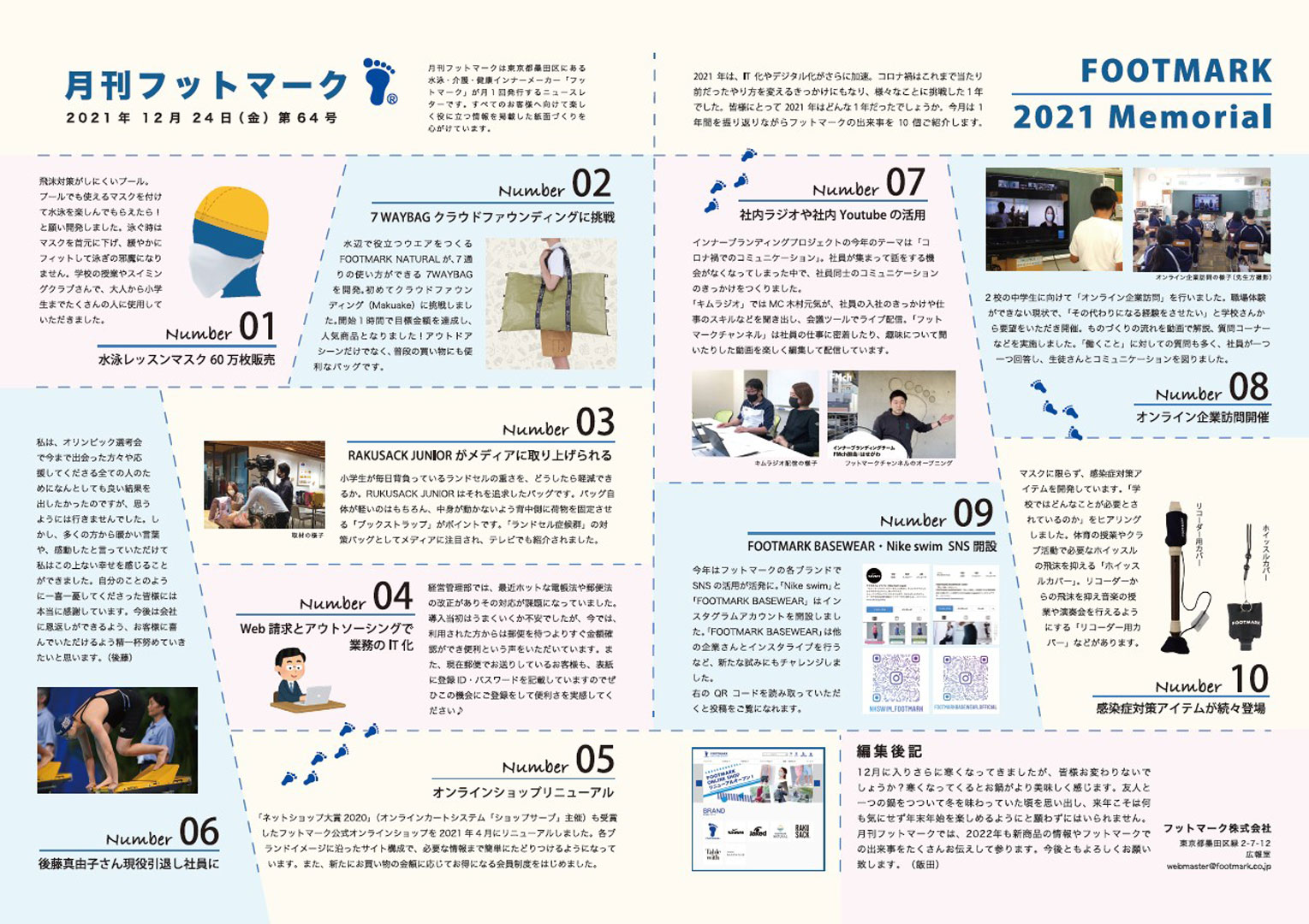 月刊フットマーク 第64号