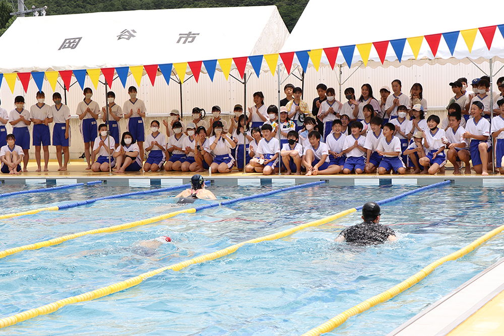長野県にて【金藤理絵さん水泳イベント】が開催されました