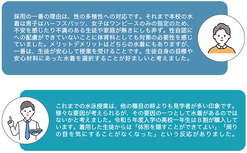業界初！ジェンダーレス対応のスクール水着 「男女共用セパレーツ水着」